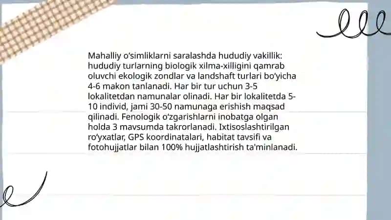 Mahalliy oʻsimliklarning barg shakillarini yiğish va morfologik atlasi yaratish 3