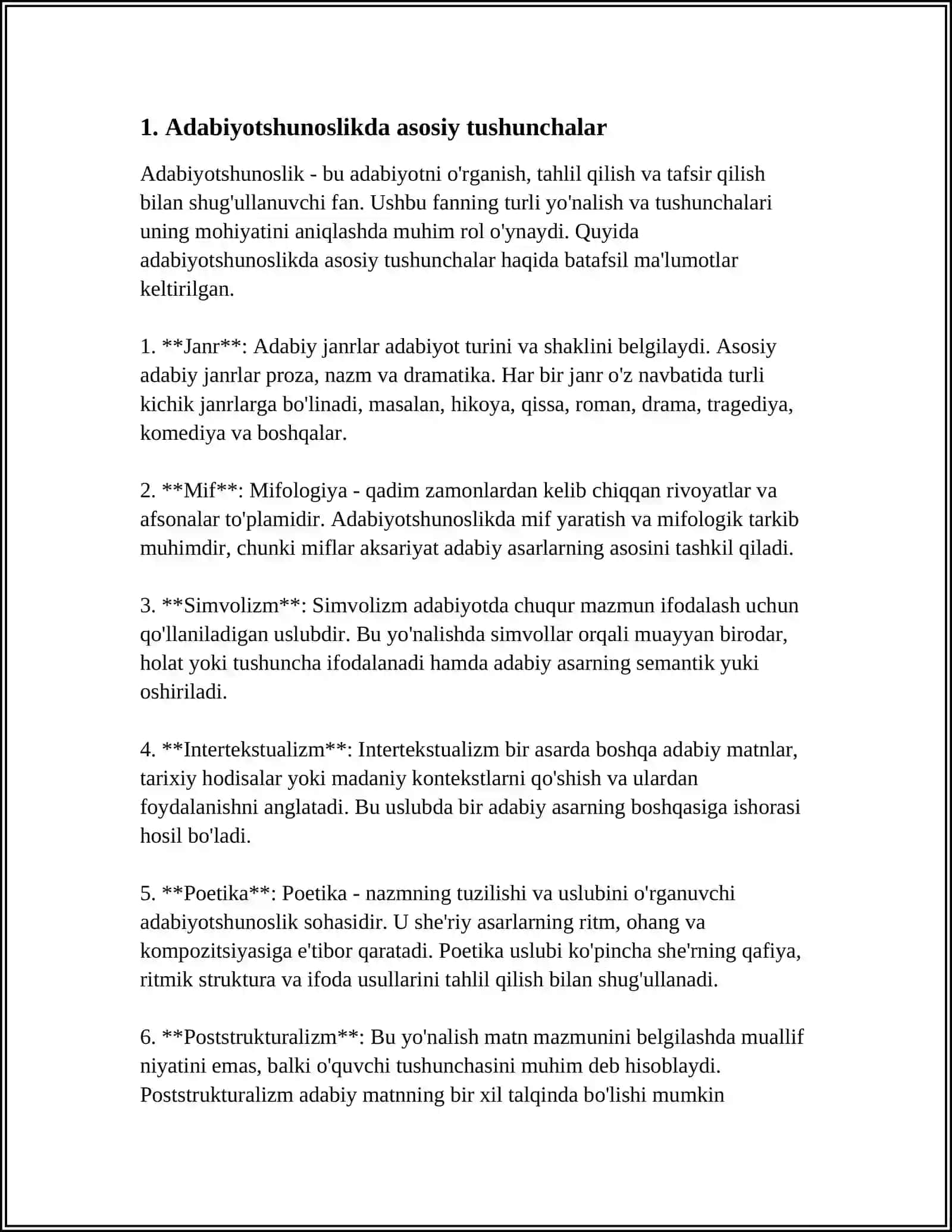 ADABIYOTSHUNOSLIK O'BYEKTI VA OPREDMETI 3