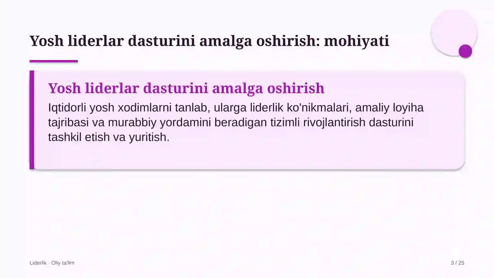 Robototexnikada yosh liderlar dasturini amalga oshirish 3
