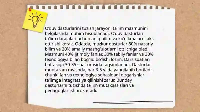 O‘quv dasturlarini tuzish 3