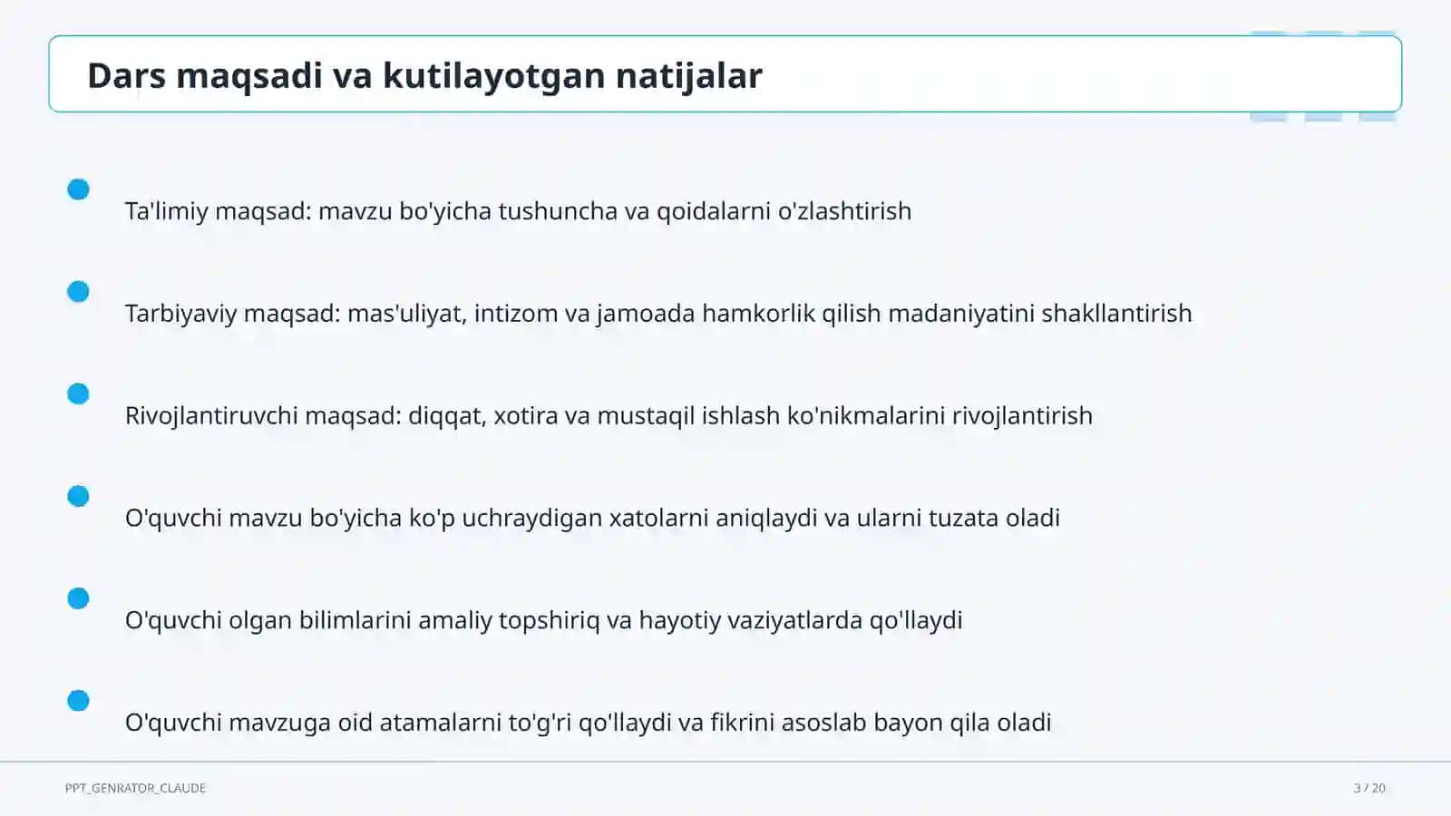 Uy hayvonlari va yovvoyi hayvonlar (1-sinf) 3