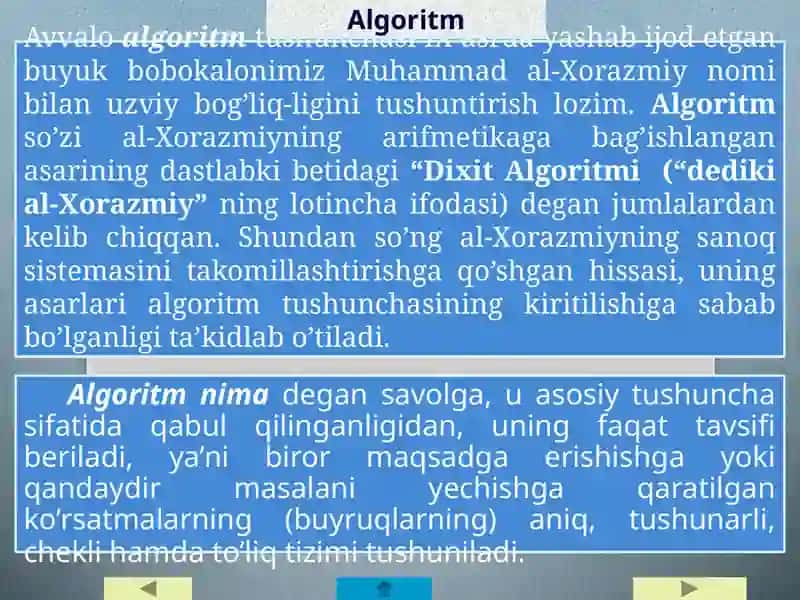 Algoritmlashtirish va dasturlash asoslari 3