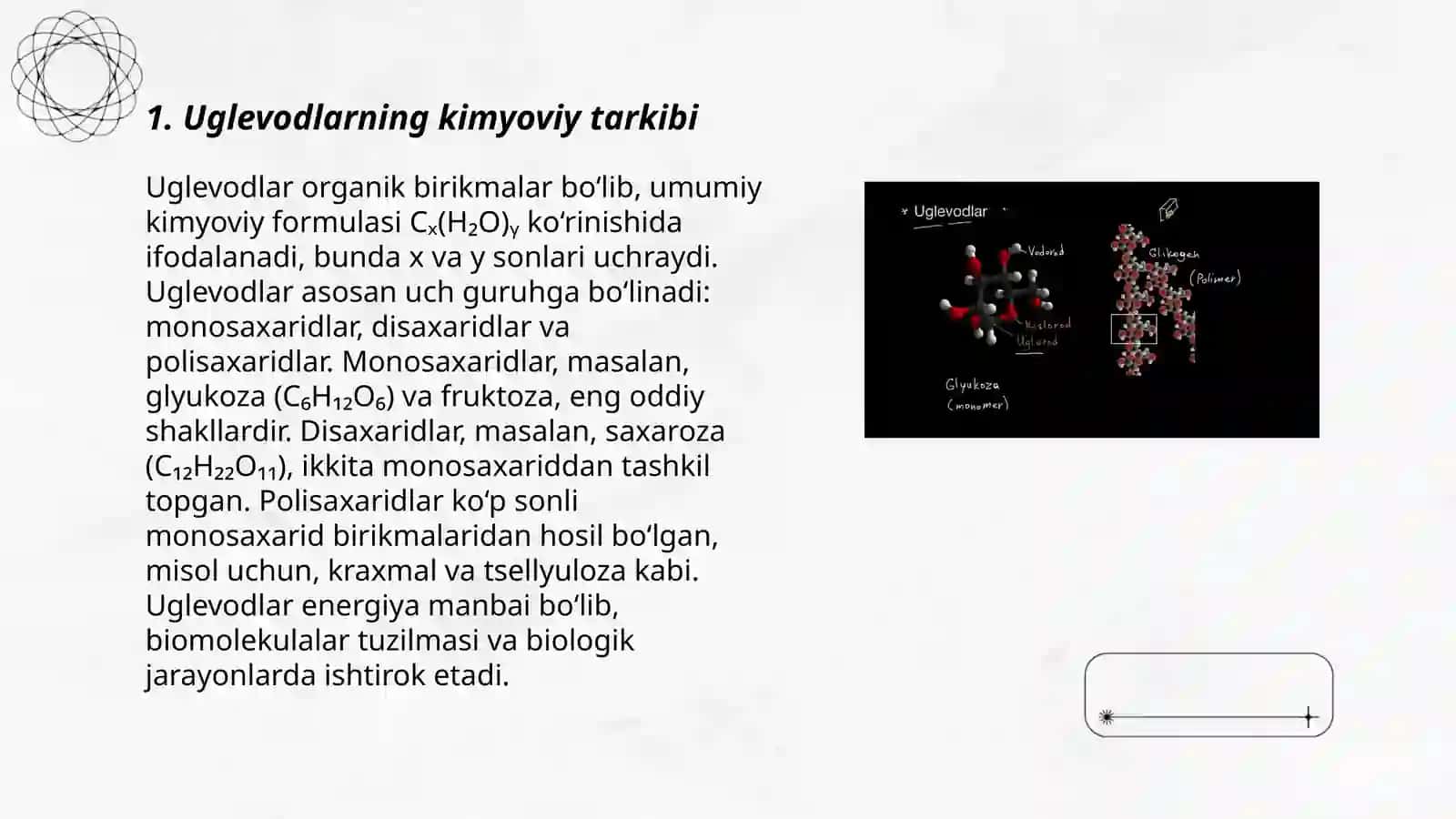 Uglevodlar va ularning tarkibi 3