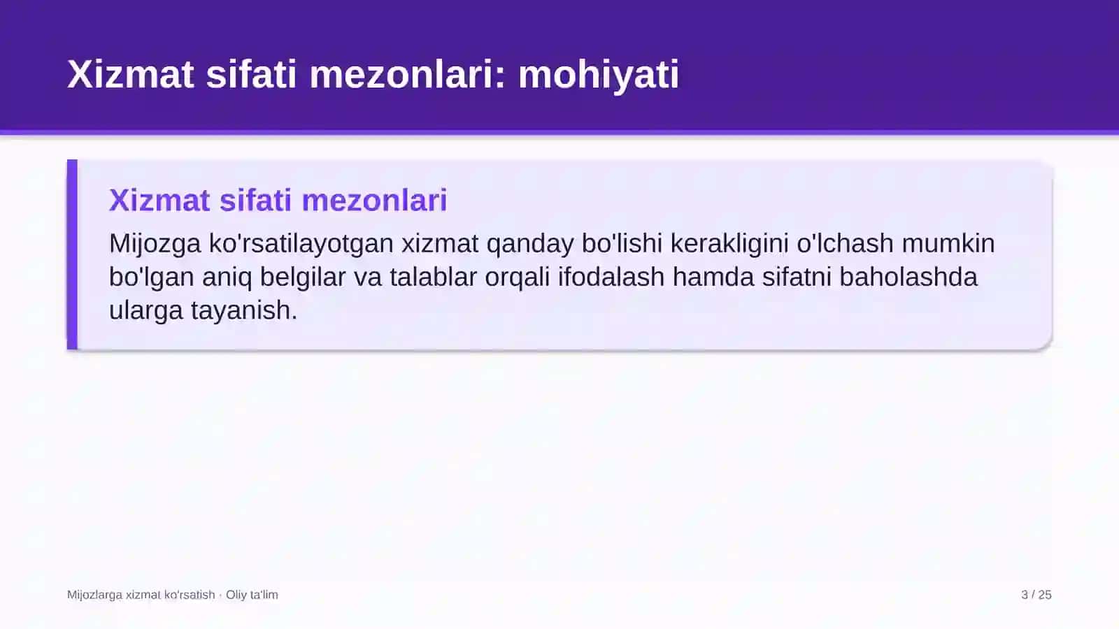 Frilans platformalarida xizmat sifati mezonlarini belgilash 3