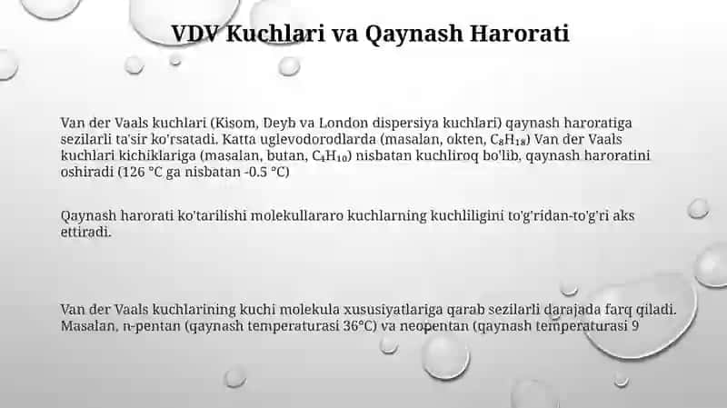 Van-der vals kuchlari 3