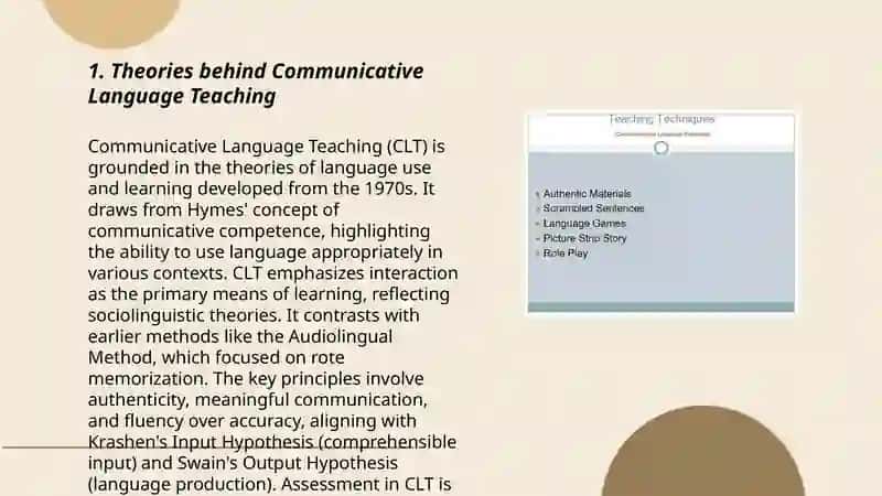 Communicative language teaching method 3