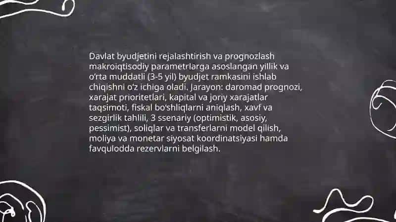 Davlat byudjetini boshqarish va davlatning byudjet-soliq siyosati 3