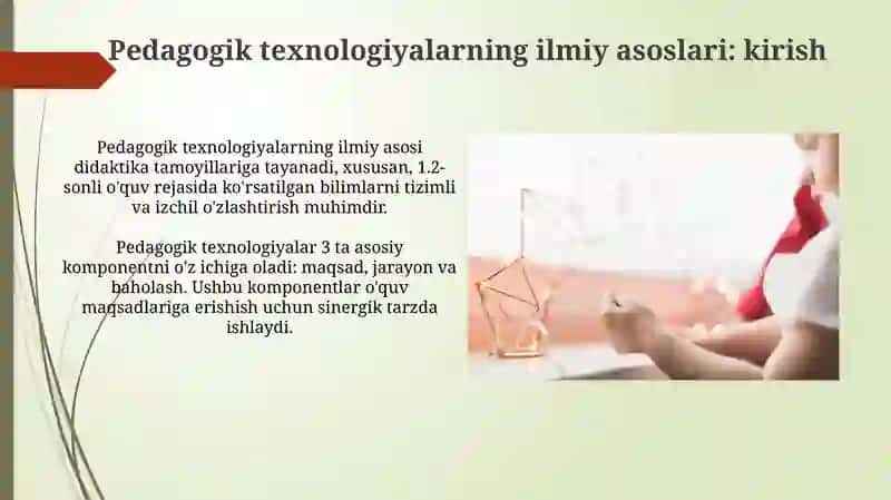 Pedagogik texnologiyalarning ilmiy-nazariy asoslari 3