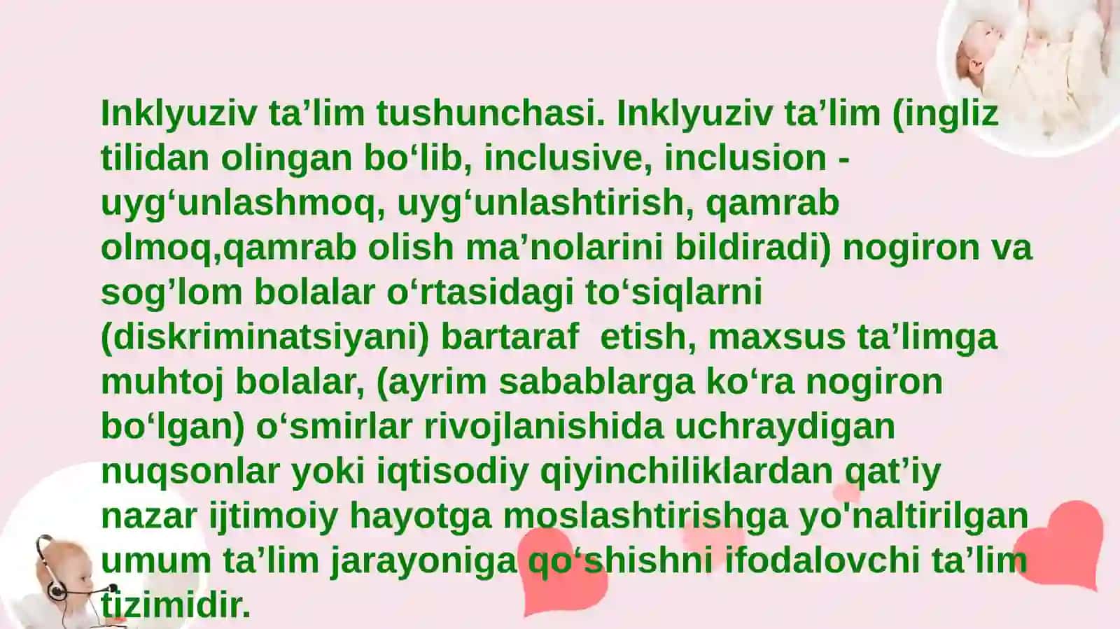 Inklyuziv ta'lim modellari: tahlil va xususiyatlar 3