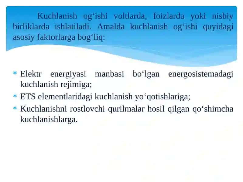 Elektrenergiya sifat ko‘rsatkichlari 3