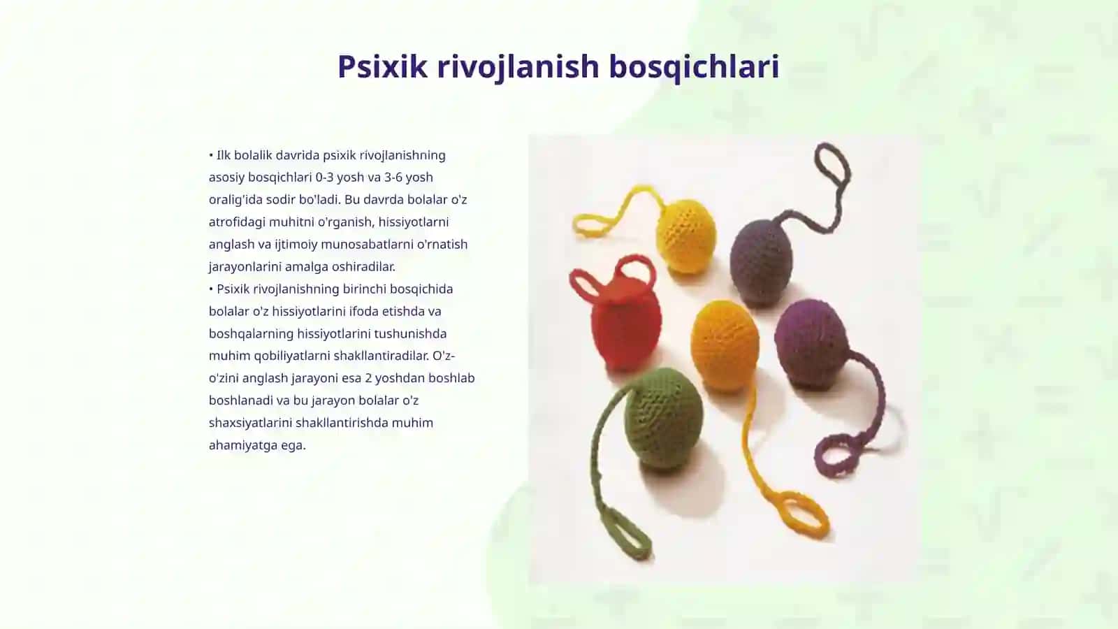 Ilk bolalik davrida psixik rivojlanish xususiyatlari 3