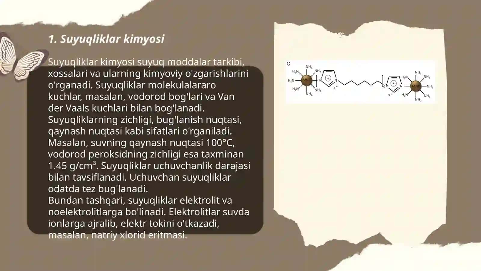 Suyuqliklar kimyosi 3