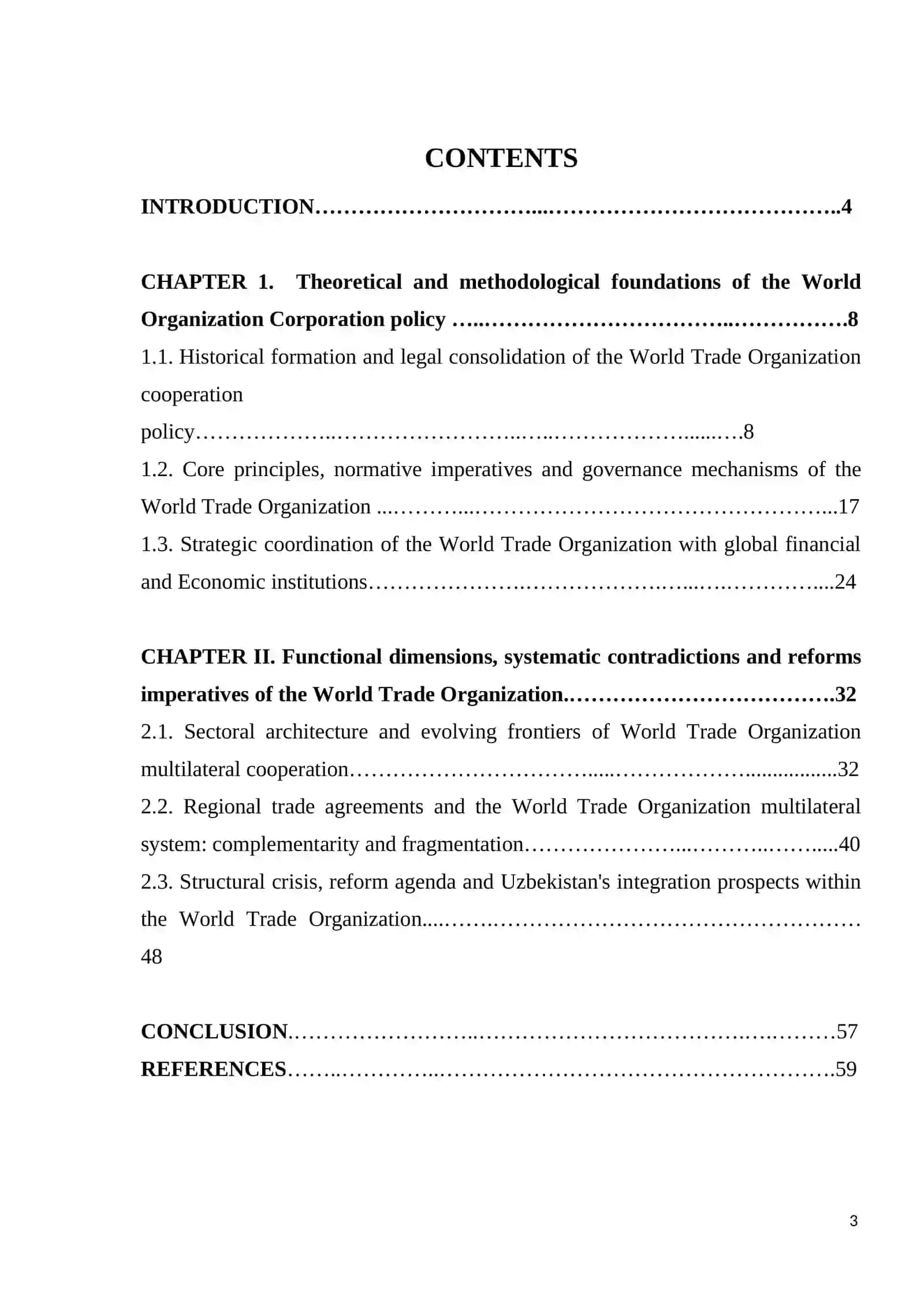 Global Economical Development 3