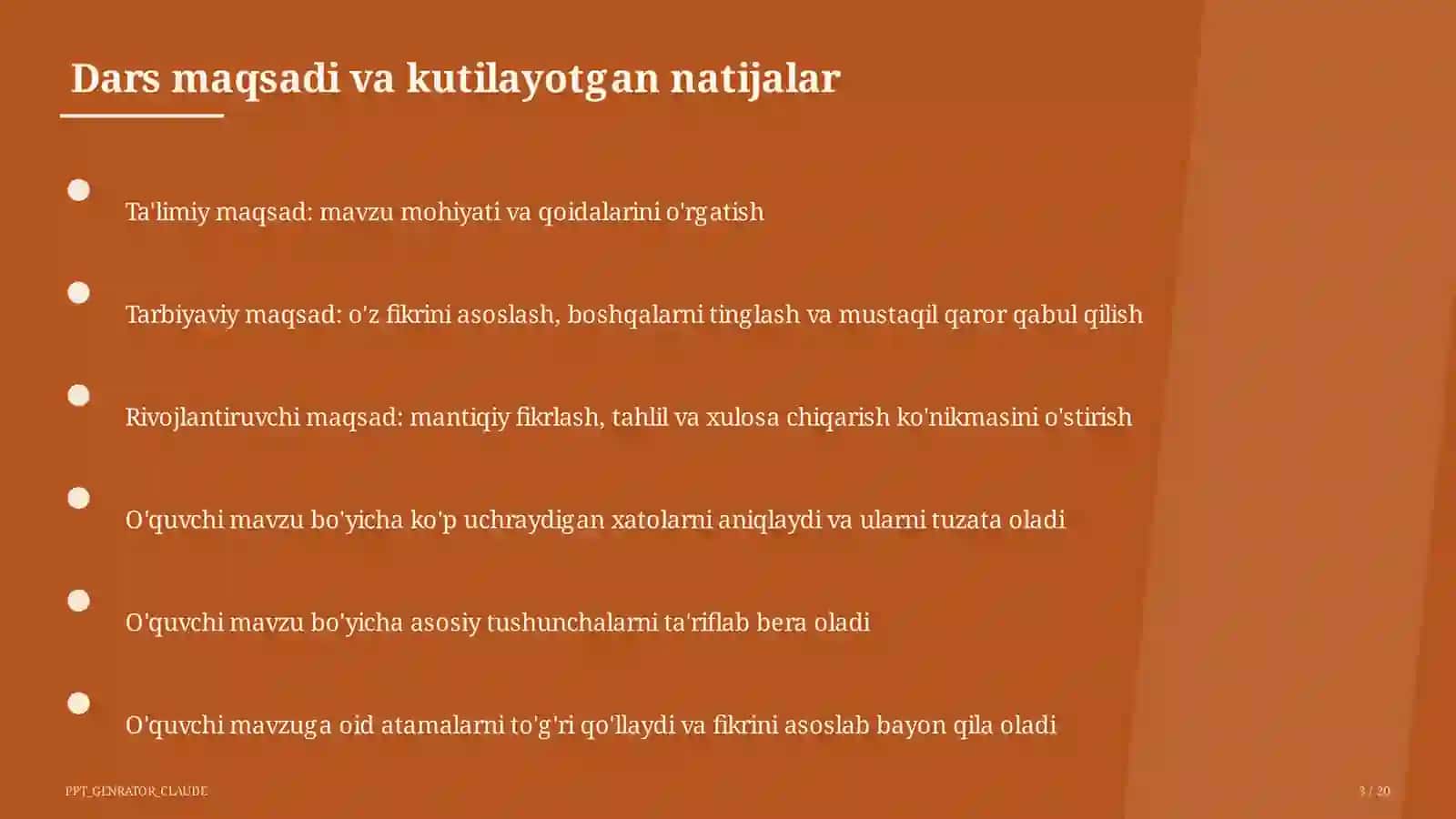 Huquq va iqtisodiyot asoslari (9–11) — o'qituvchilar uchun 3