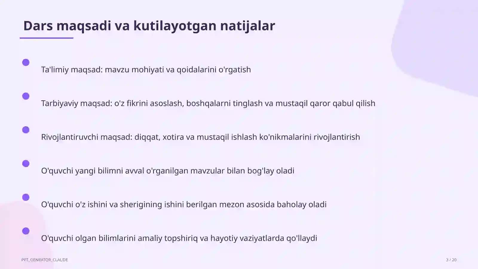 Mening oilam: rus tilida so'zlashuv (3-sinf) 3