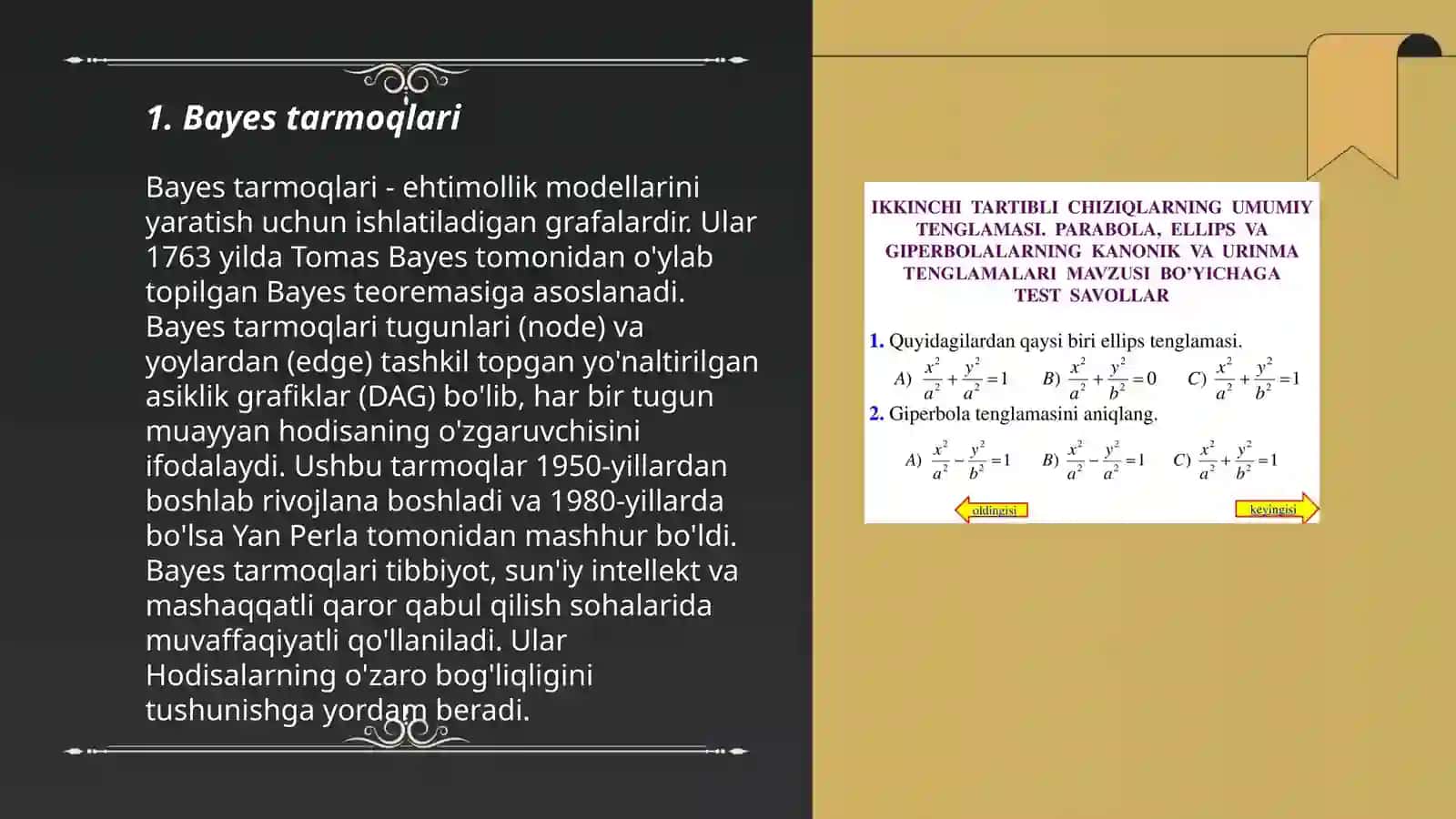 Bayes tarmoqlari 3