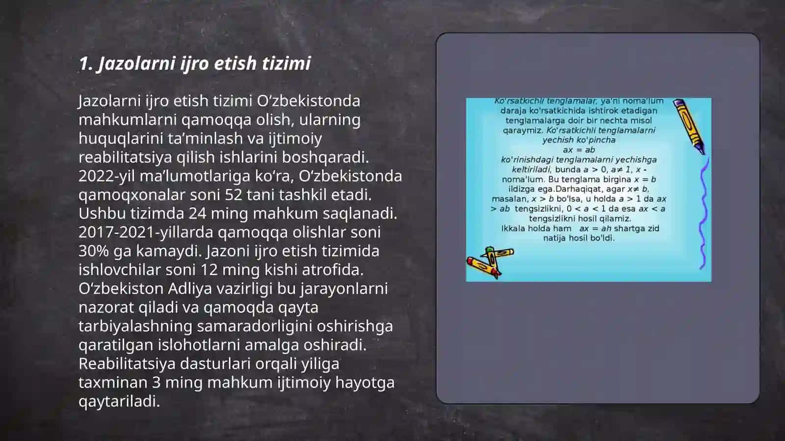 Jazolarni ijro etish tizimi 3