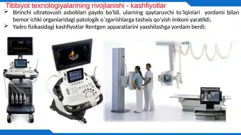 Tibbiyot asbob uskunalarining rivojlanish bosqichlari 3