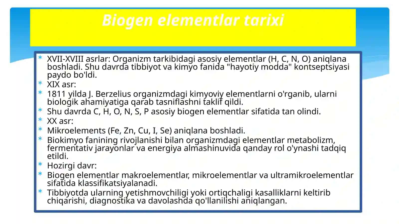 Biogenelementlar kimyosi 3