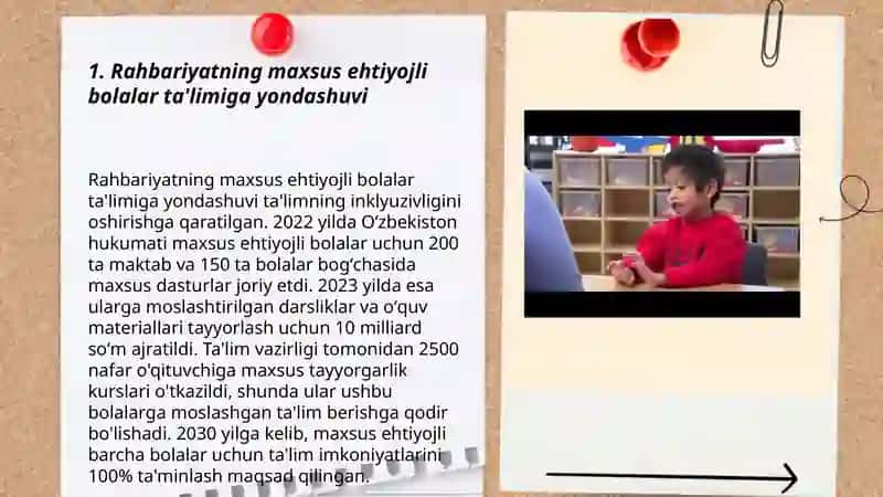 Imkoniyati cheklangan uzoq muddat davolanishga muhtoj bolalar talimida rahbariyat va pedagoglarning vazifalari 3