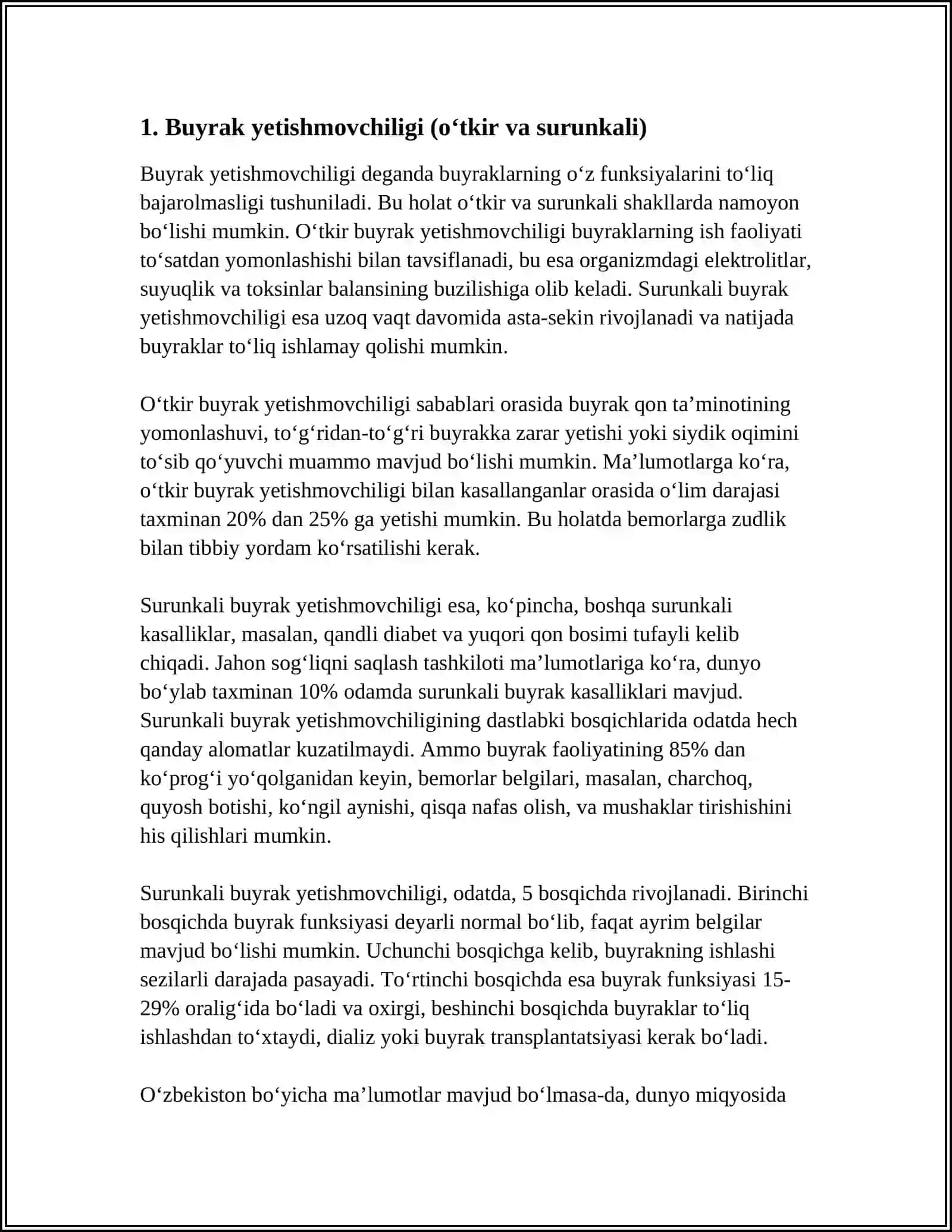 BUYRAK KASALLIKLARI 3