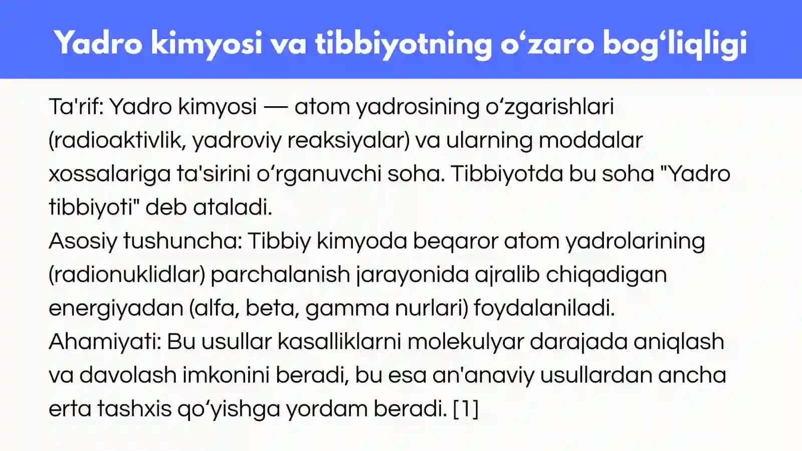 Yadro kimyosining o‘rni 3