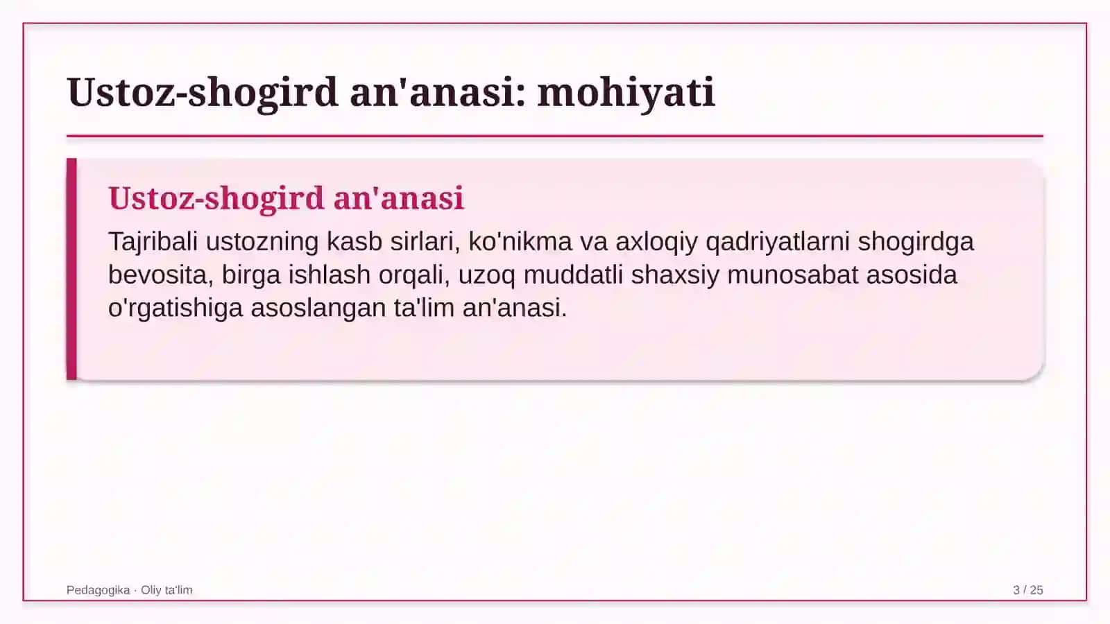 Kollektor-drenaj tizimlarida ustoz-shogird an'anasi 3