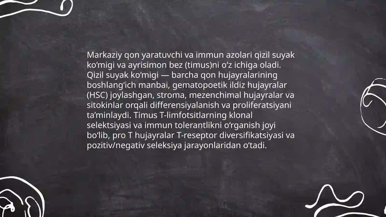 Qizil suyak ko'migi. Ayrisimon bez va tuzilishi 3