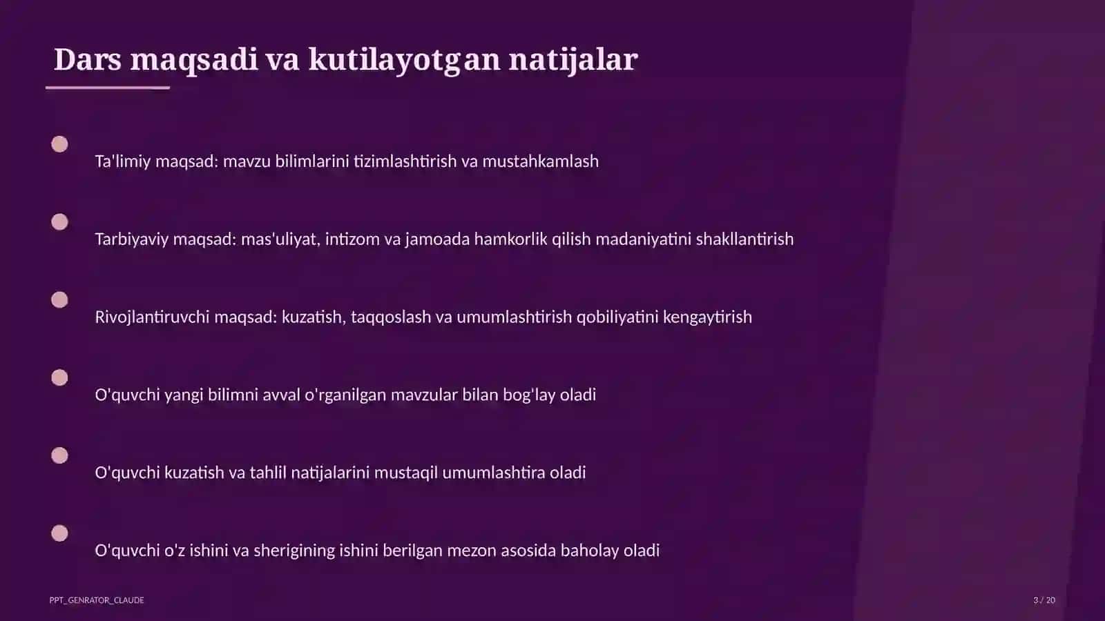 Mexanik tebranishlar va to'lqinlar (9-sinf) 3