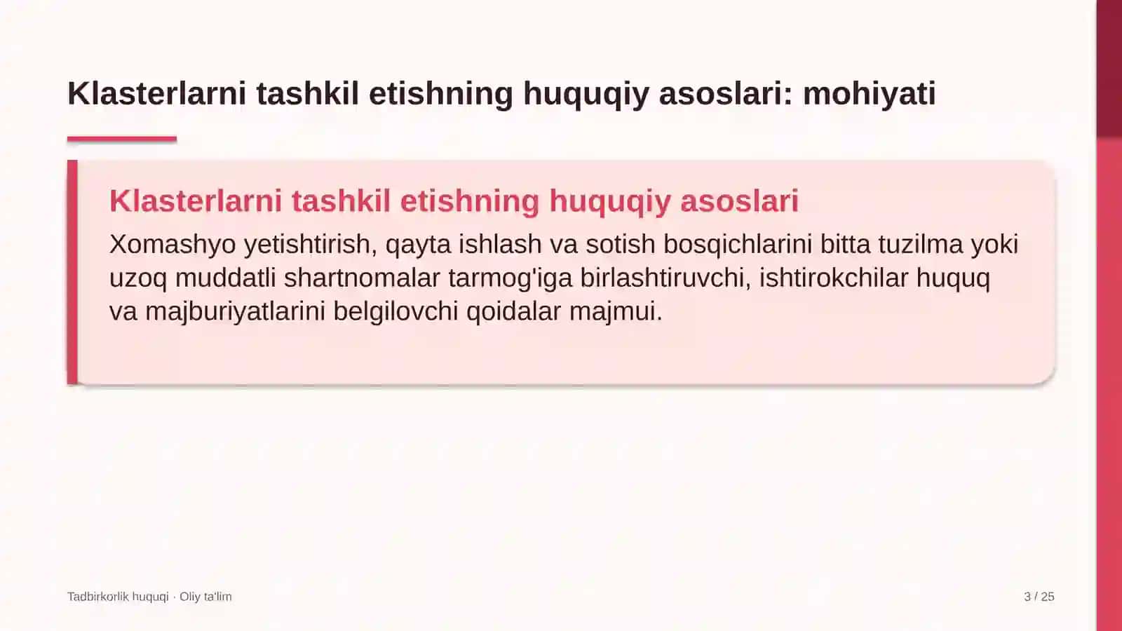 oilaviy poliklinikalarda klasterlarni tashkil etishning huquqiy asoslari 4483 3