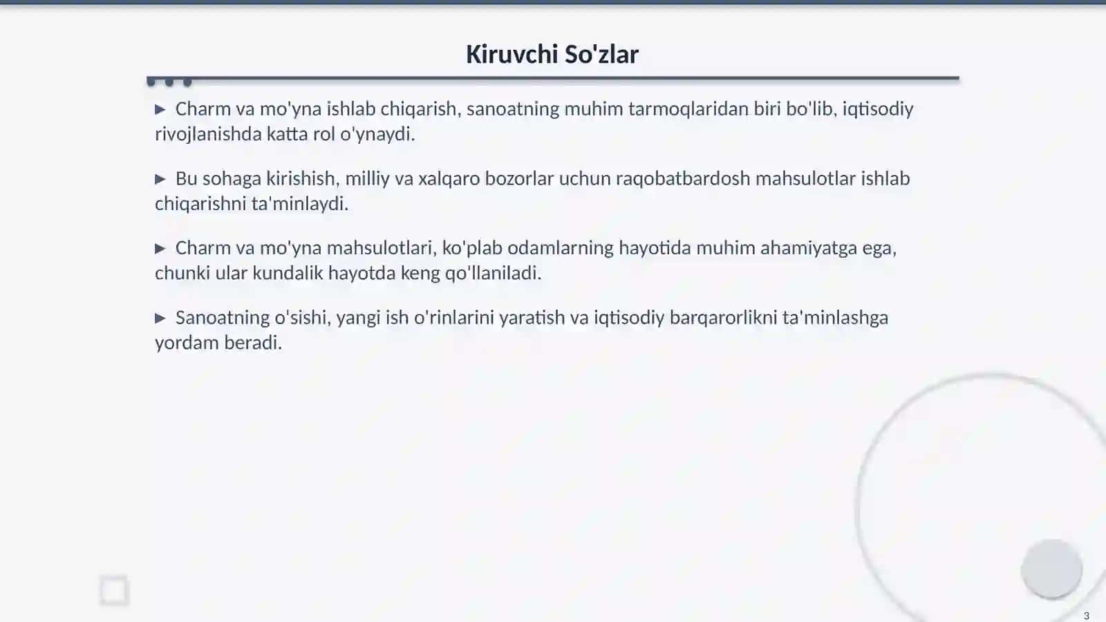 Charm va Mo'yna Ishlab Chiqarish Korxonaning Umumiy Tavsifi 3
