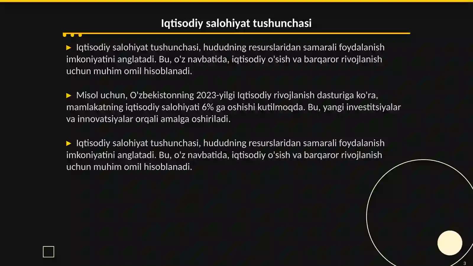 Iqtisodiy salohiyat va hududlarning barqaror rivojlanishi 3