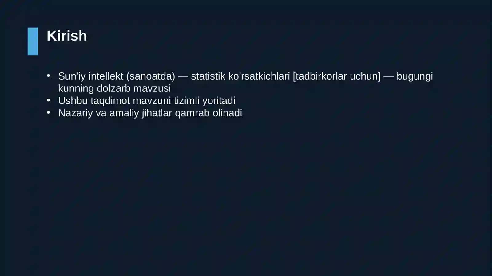 Sun'iy intellekt (sanoatda) — statistik ko'rsatkichlari [tadbirkorlar uchun] 3