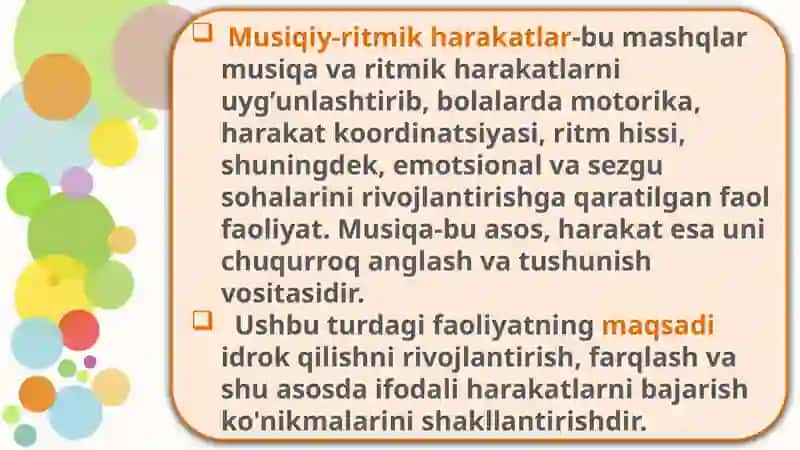 Musiqali-ritmik harakatlar 3