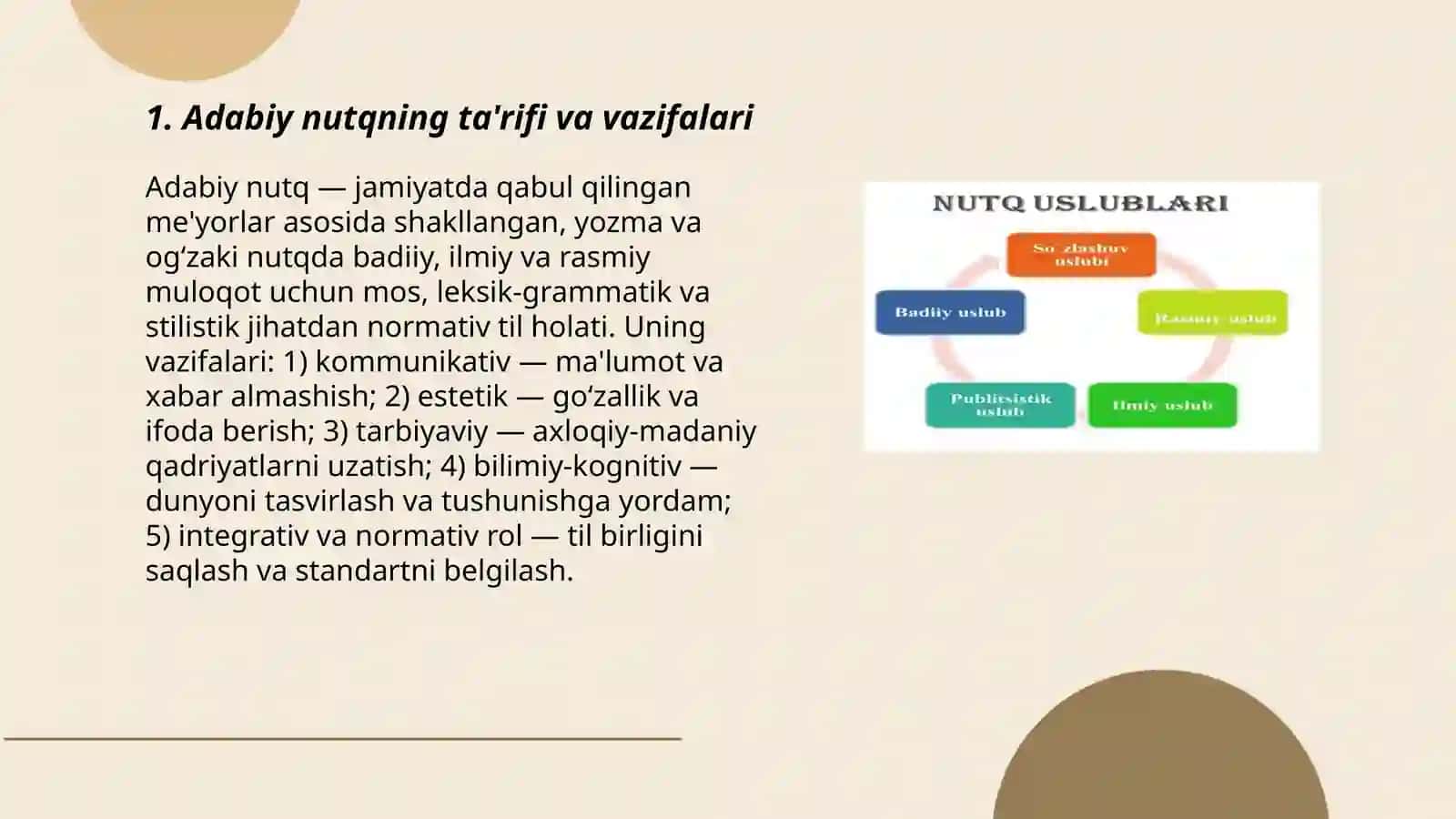 Adabiy nutq va uning uslublari 3