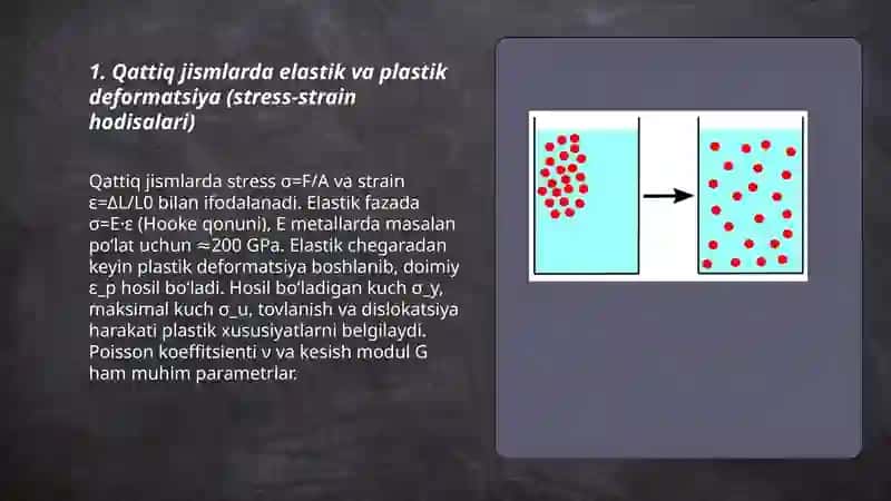 Deformatsiya qattiq jisimlarda suyuqlik gazlarda diffuziya 3