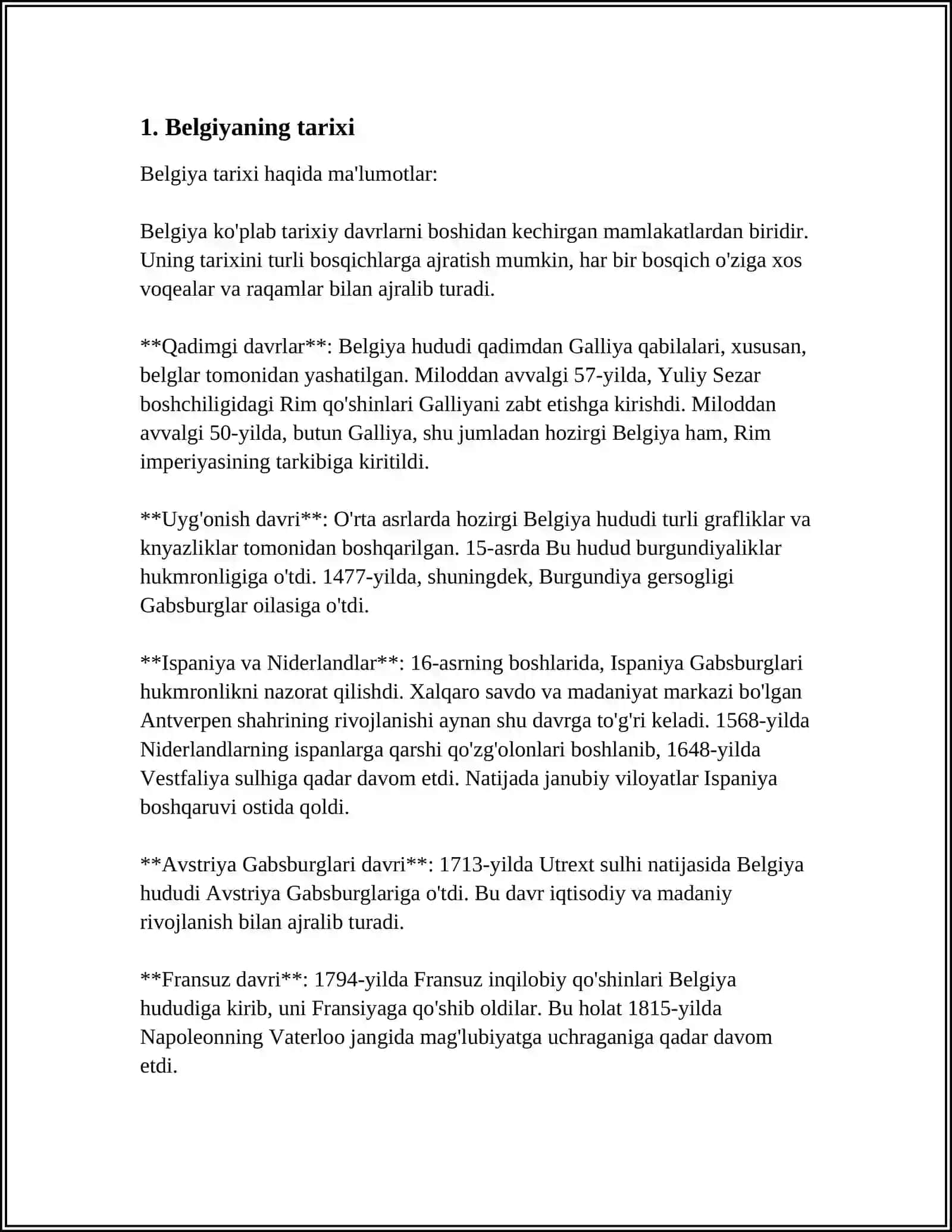 BELGIYA 3