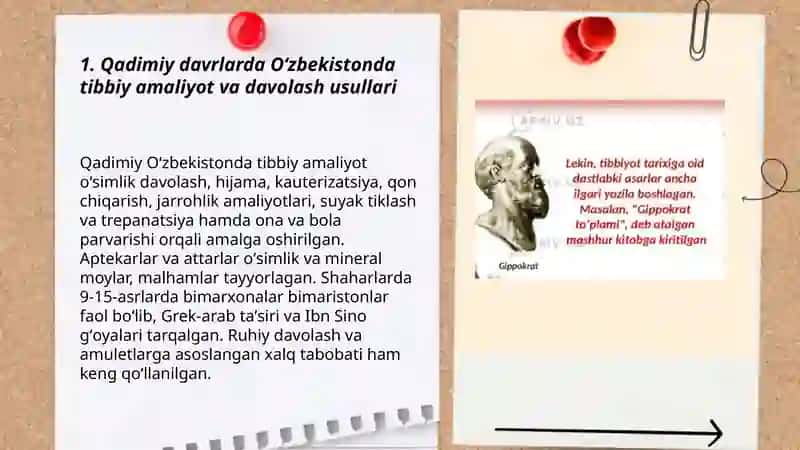 Oʻzbekistonda tibbiyot va tarix rivojlanishi 3