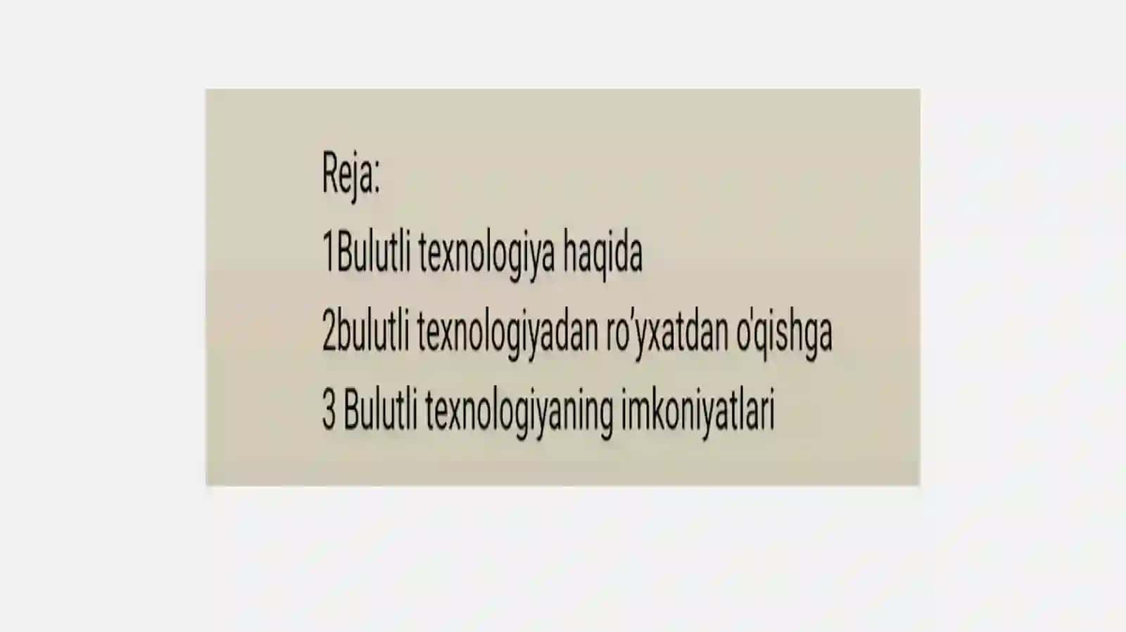 axborot texnologiyalari fanidan 21 mustaqil talimi 3
