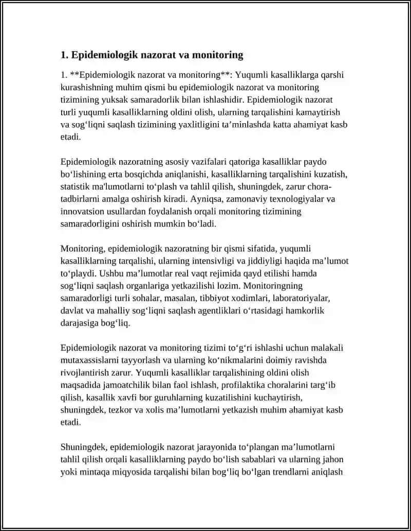 Epidemiologik nazorat va monitoring 3