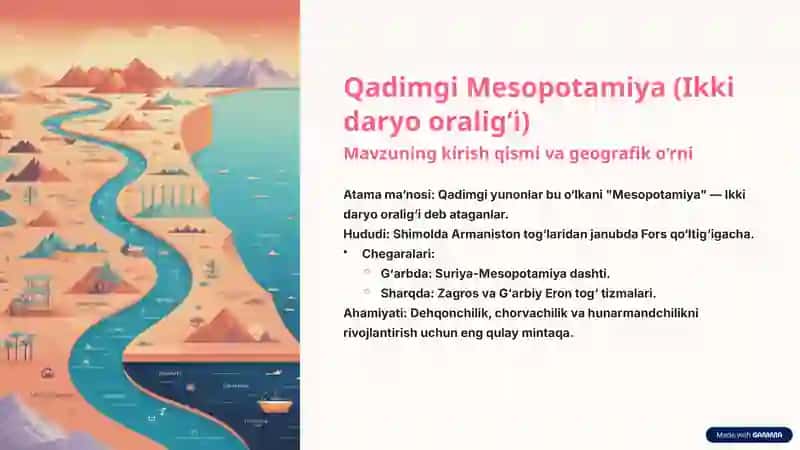 QADIMGI MESOPOTAMIYA TARIXI 3