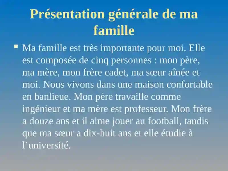 Ma famille 3