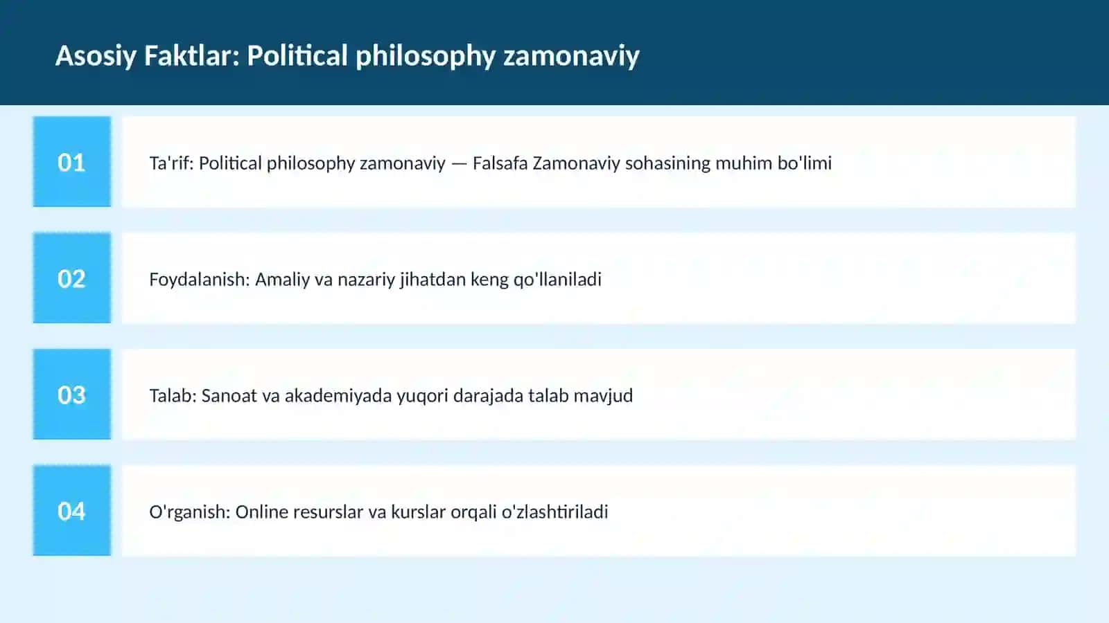 Political philosophy zamonaviy 3