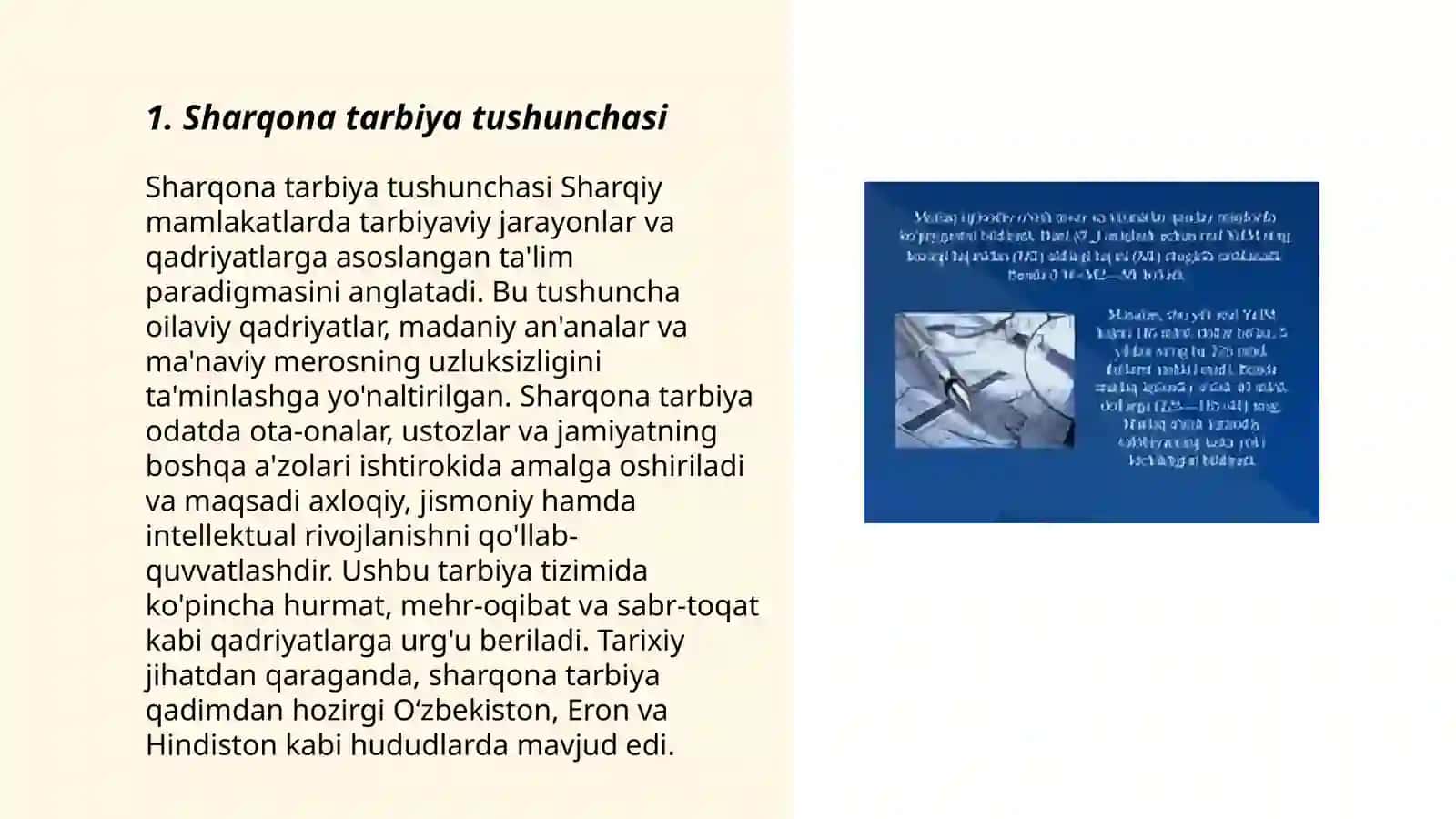 Sharqona tarbiya va muosharat odobining muloqotga taʼsiri 3