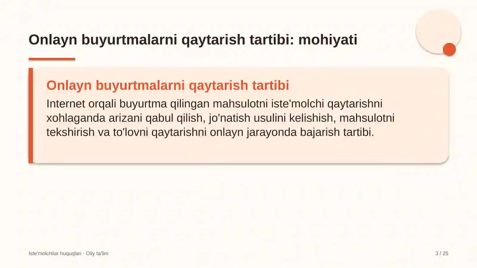 alkogolsiz ichimliklar ishlab chiqarishda onlayn buyurtmalarni qaytarish tartibi 9661 3