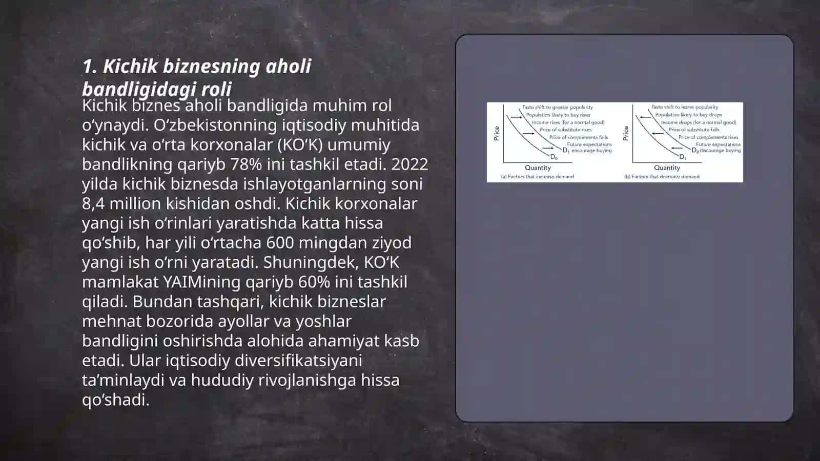 Kichik biznes va xususiy tadbirkorlik sub'ektlari ko‘rsatkichlarini ekonometrik tahlil qilish 3