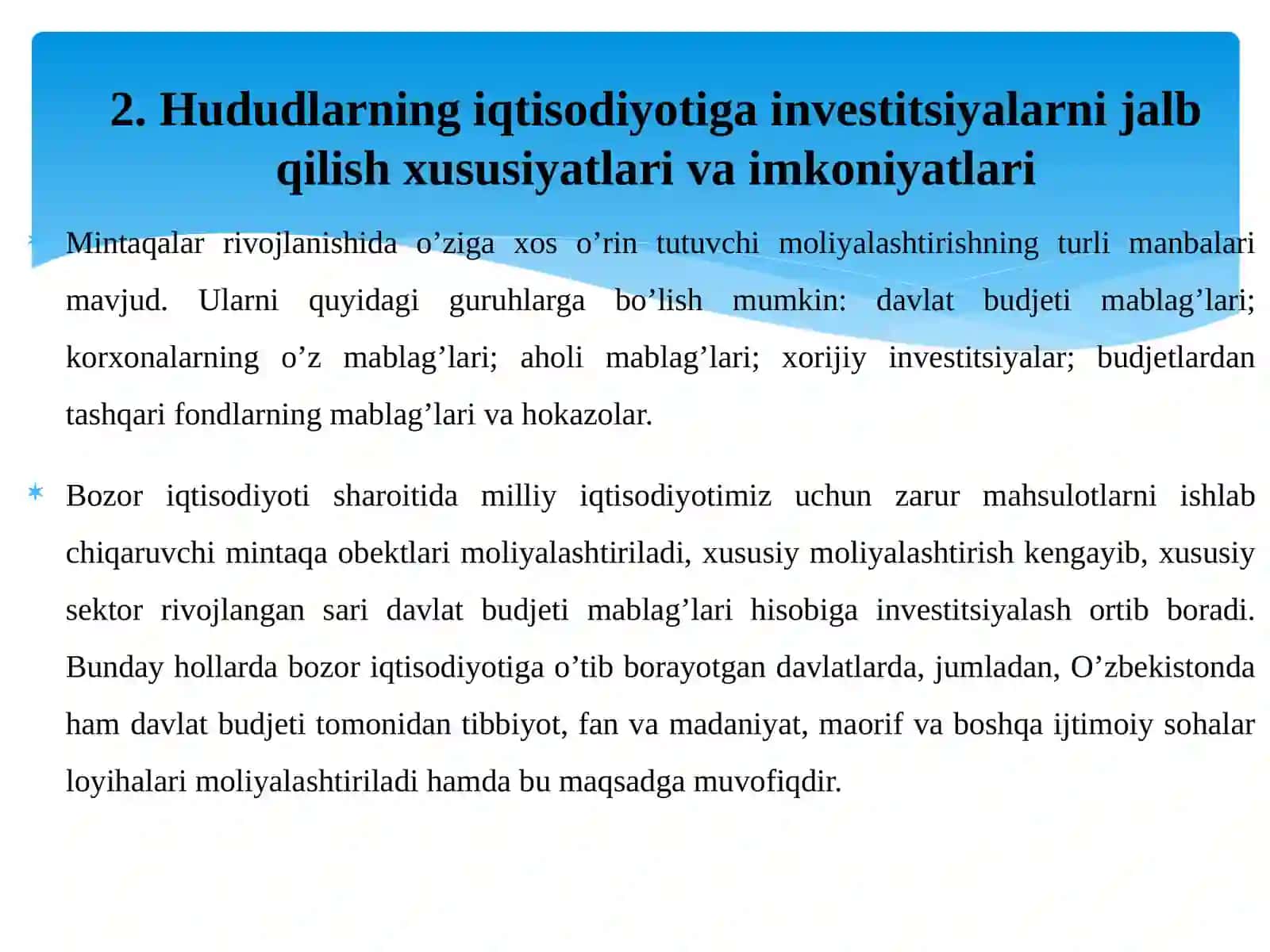 O'zbekiston hududlarining ijtimoiy-iqtisodiy rivojlanishi 3