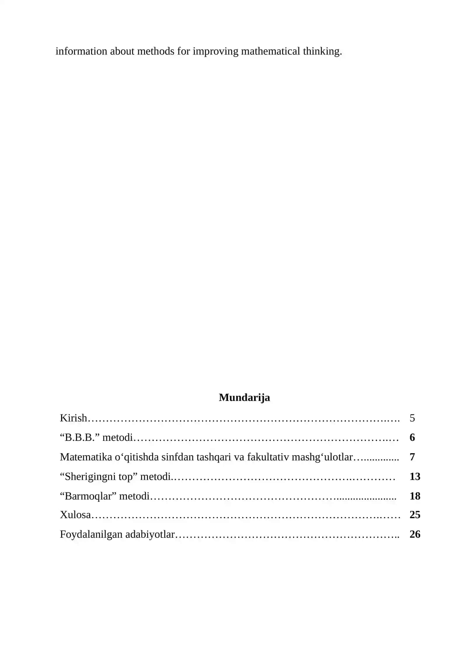 Matematikani O’qitishda Interfaol Metodlardan Foydalanish 3