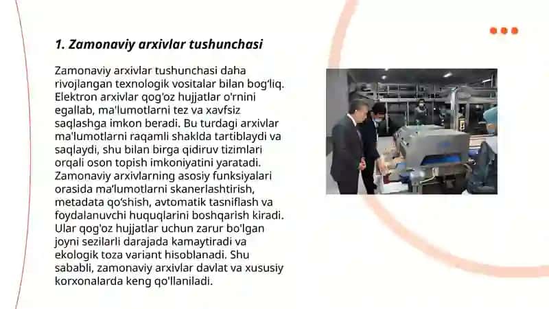 Zamonaviy arxivlar 3