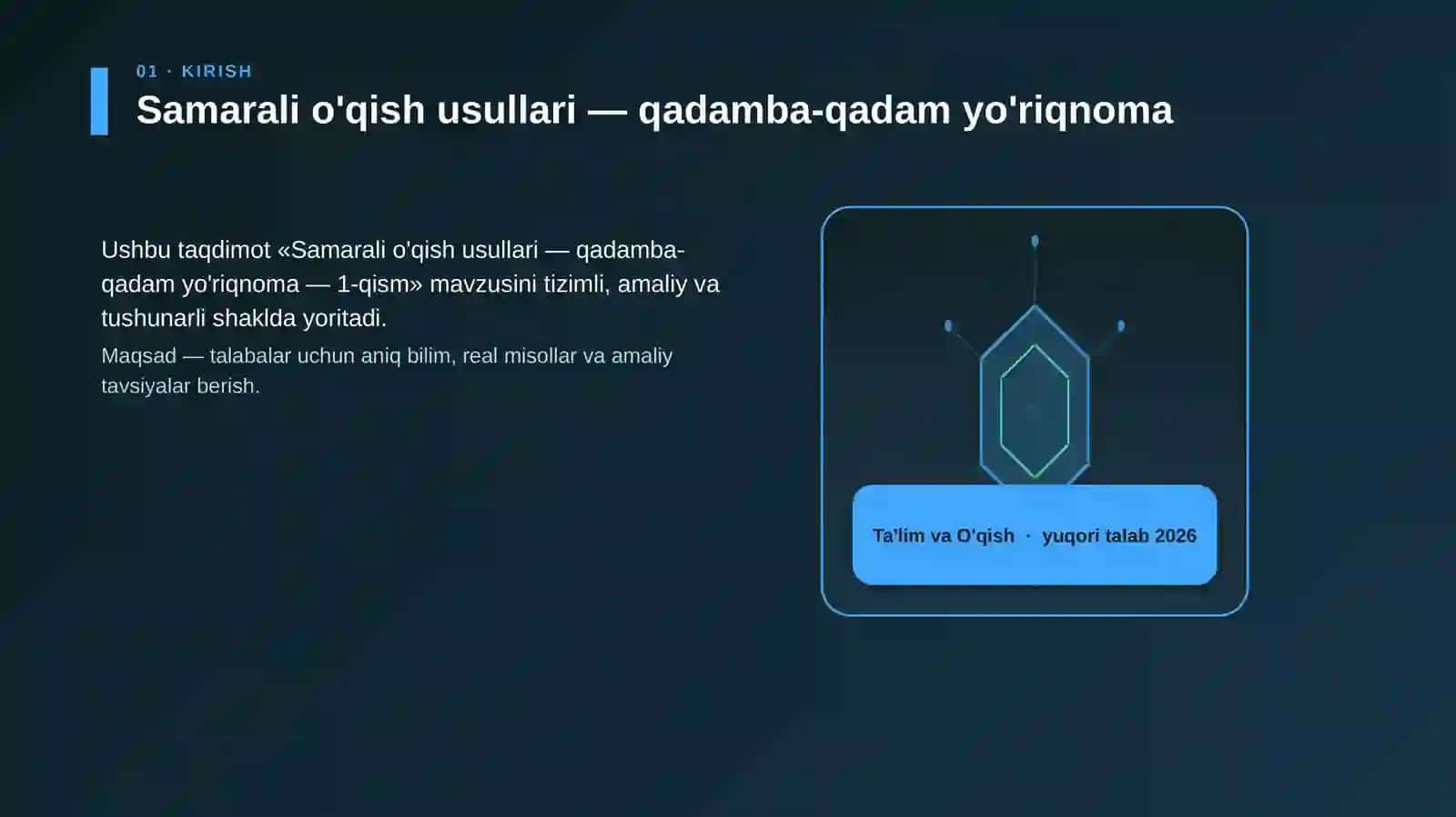 Samarali o'qish usullari — qadamba-qadam yo'riqnoma 3
